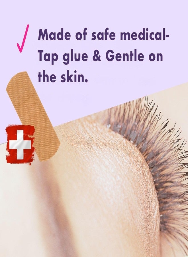 D-UP False Eyelash Glue for Sensitive Eyes, Clear Lash Glue for Eyelash Extensions, Waterproof Eyelash Adhesive for Sweat Resistant & Long Lasting Hold, Medical Grade from Japan, EX 552 Made in Korea - Image 5